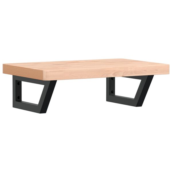 vidaXL Veggfest Handlaugarhilla St&aacute;l og Gegnheilt Beyki