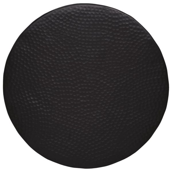 vidaXL S&oacute;fabor&eth; Hamra&eth; &Aacute;l &Oslash; 50x30 cm Svart