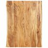 vidaXL Bor&eth;plata Gegnheill Akas&iacute;uvi&eth;ur 80x(50-60)x2,5 cm