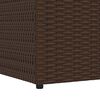 vidaXL Geymslukassi fyrir Garð Svartur 150x100x100 cm Pólýrattan