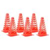 vidaXL F&oacute;tboltakeilur 6 stk. Staflanlegur Appels&iacute;nugulur 13x13x22,5 cm