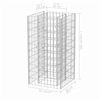 vidaXL Gabion Grjótkassi Upphækkað Beð Stál 50 x 50 x 100 cm