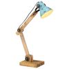 vidaXL Bor&eth;lampi 25 W M&aacute;&eth;ur Bl&aacute;r 23x18x96 cm E27