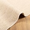 vidaXL g&oacute;lfmotta "ZIZUR" Beige 60x110 cm Jute Look innan og utan