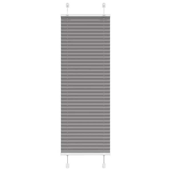 vidaXL Pleated Blind Antracite 50x100 cm Efni Breidd 49,4 cm Polyester