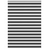 vidaXL Zebra Gard&iacute;na Sv&ouml;rt 160x230 cm Efni Breidd 155,9cm P&oacute;l&yacute;ester