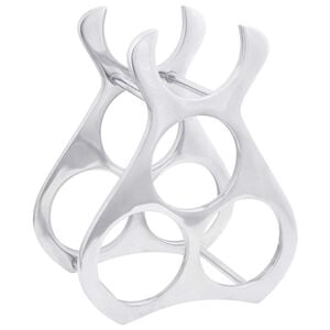 vidaXL V&iacute;nrakki Silfur 32 x 14 x 37.5 cm &Aacute;l