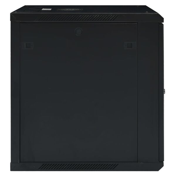 vidaXL 12U Veggfestur Netsk&aacute;pur 19" IP20 600x600x640 mm