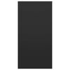 vidaXL Sj&oacute;nvarpssk&aacute;pur Svartur 30,5x30x60 cm Samsettur Vi&eth;ur