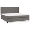 vidaXL H&oacute;lfa&eth; Springr&uacute;m me&eth; D&yacute;nu Gr&aacute;tt 200x200 cm Gervile&eth;ur