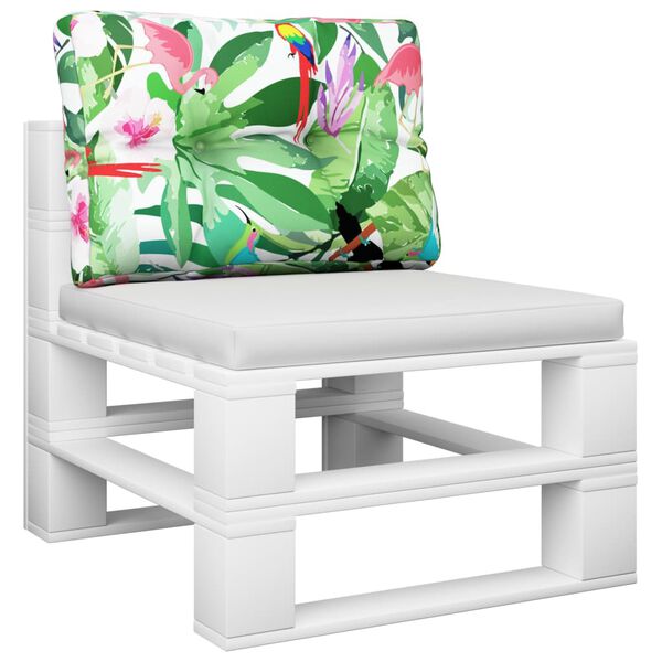 vidaXL Sessa fyrir Brettasófa Marglituð 50x40x12 cm Efnisáklæði