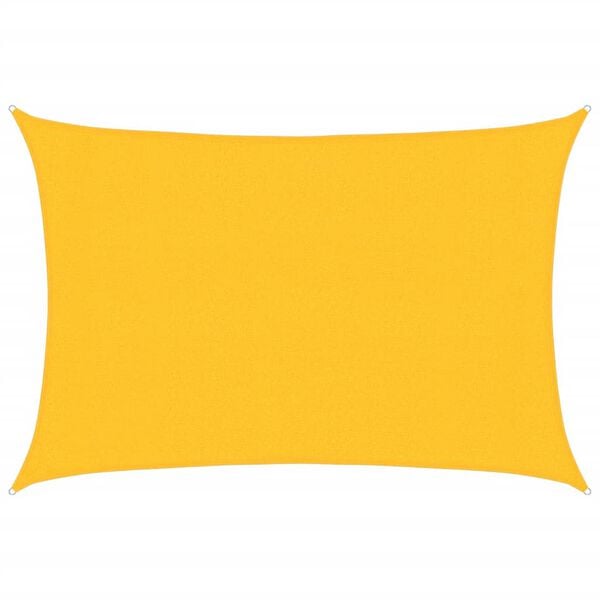 vidaXL Skyggnid&uacute;kur 160 g/m&sup2; Gult 3x4 m HDPE