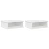 vidaXL N&aacute;ttbor&eth; 2 pcs Hv&iacute;tt 40 x 31 x 15 cm Samsettur vi&eth;ur