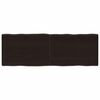 vidaXL Bor&eth;plata D&ouml;kkgr&aacute; 120x40x(2-4) cm Me&eth;h&ouml;ndlu&eth; N&aacute;tt&uacute;rul. Br&uacute;nir