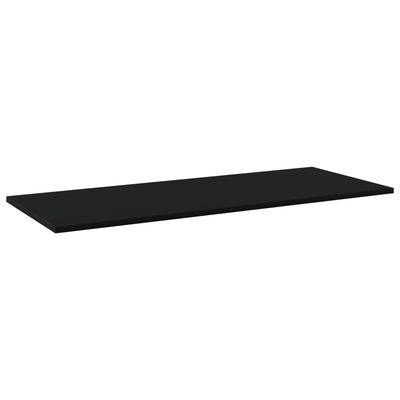 805411 vidaXL Bookshelf Boards 4 pcs Black 100x40x1,5 cm Chipboard