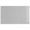 vidaXL Eldh&uacute;s Backsplash 2 pcs Lj&oacute;sgr&aacute;r 80 x 50 cm hertu&eth; gler