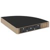 vidaXL Vegghengdar Hornhillur 2 stk. Svartar 25x25x3,8 cm MDF