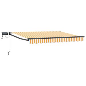 vidaXL Handvirkar mark&iacute;sur me&eth; LED l&yacute;singu 3,5 x 2,5 m