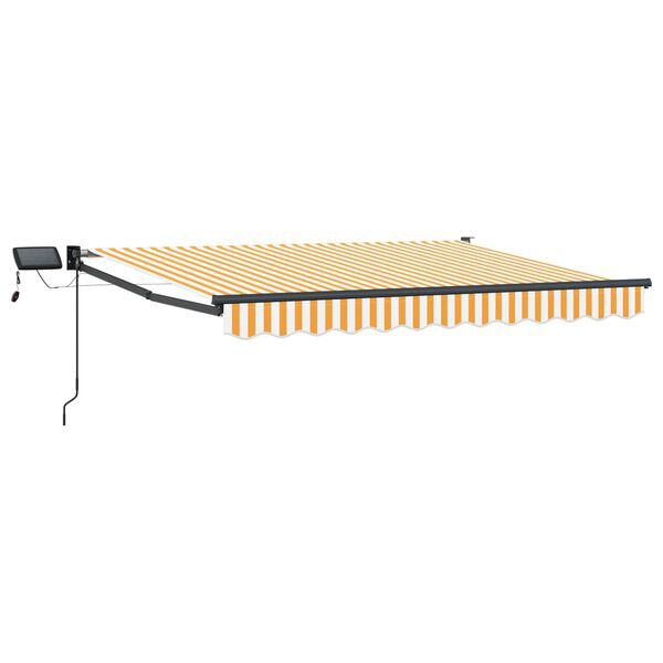 vidaXL Handvirkar mark&iacute;sur me&eth; LED l&yacute;singu 3,5 x 2,5 m