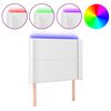 vidaXL LED h&ouml;fu&eth;gafl Hv&iacute;tt 103x16x118/128 cm Le&eth;url&iacute;ki