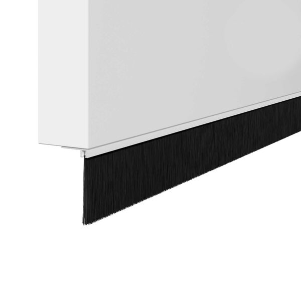 vidaXL Skruv-&aacute; hur&eth;arbjalla&thorn;&eacute;ttingar 2 pcs Hv&iacute;tt 100 cm &Aacute;lblenda