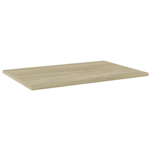 805257 vidaXL Bookshelf Boards 8 pcs Sonoma Oak 60x40x1,5 cm Chipboard