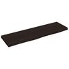 vidaXL Ba&eth;herbergisbor&eth;plata Br&uacute;nn 100x30x(2-4)cm Me&eth;h&ouml;ndla&eth;ur Vi&eth;ur