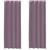 vidaXL Voile Gluggatj&ouml;ld me&eth; Grommets 2 stk Fj&oacute;lubl&aacute;r 140x260 cm