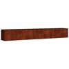 vidaXL Upph&aelig;kka&eth; Gar&eth;ker 280x40x40 cm Corten St&aacute;l