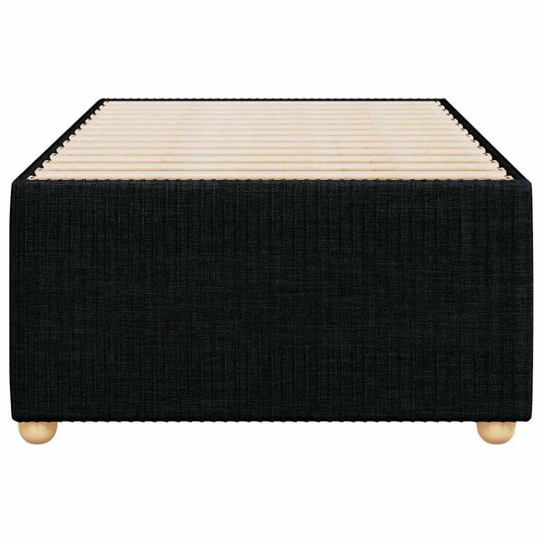 vidaXL R&uacute;mgrind &aacute;n D&yacute;nu Svartur Tauefni Stakur