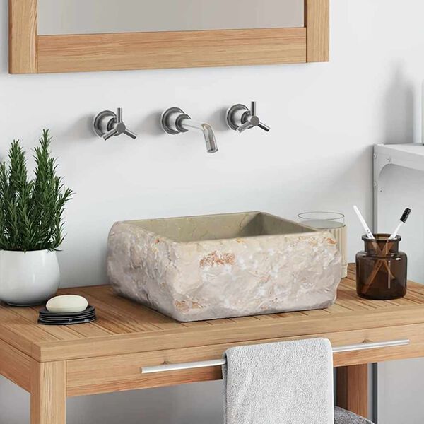 vidaXL Vaskur Rj&oacute;mahv&iacute;tur 30x30x13 cm Marmari