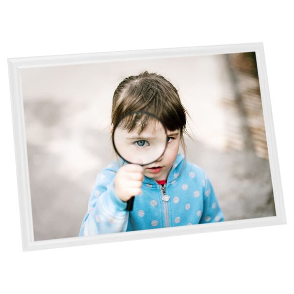 vidaXL Myndarammar 3 stk. á Borð Hvítt 18x24 cm MDF