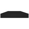 805125 vidaXL Bookshelf Boards 8 pcs Black 40x10x1,5 cm Chipboard