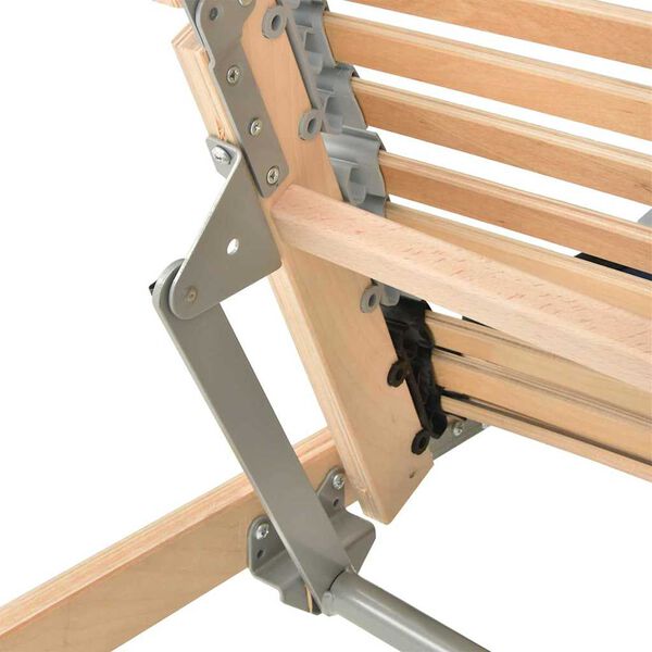 vidaXL Rimlabotn Brúnn 80 x 190 cm Sterkur beikistré