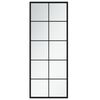 vidaXL Veggspegill Svartur 100x40 cm M&aacute;lmur