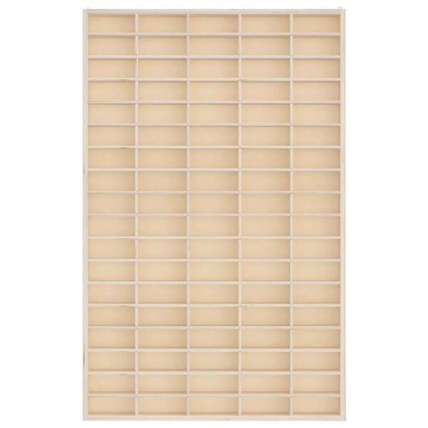 vidaXL safnsk&aacute;pur &uacute;r tr&eacute; me&eth; 90 h&oacute;lfum 50,5x4,5x79 cm