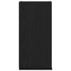 vidaXL Vegghengdur skápur svartur eik 32x20x67 cm verkfræðilegur viður