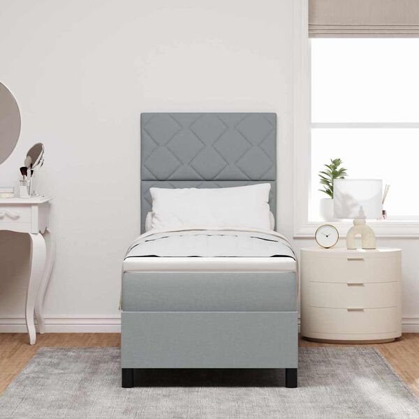 vidaXL Kassi vorinn r&uacute;m me&eth; d&yacute;nu Lj&oacute;sgr&aacute;r 80 x 200 cm d&uacute;kur