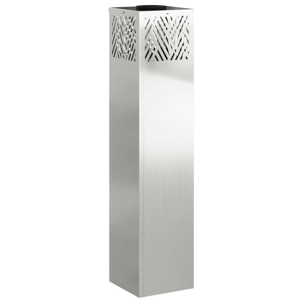 vidaXL S&oacute;lar LED st&iacute;gslj&oacute;s 2 pcs Silfur Galvaniseru&eth;