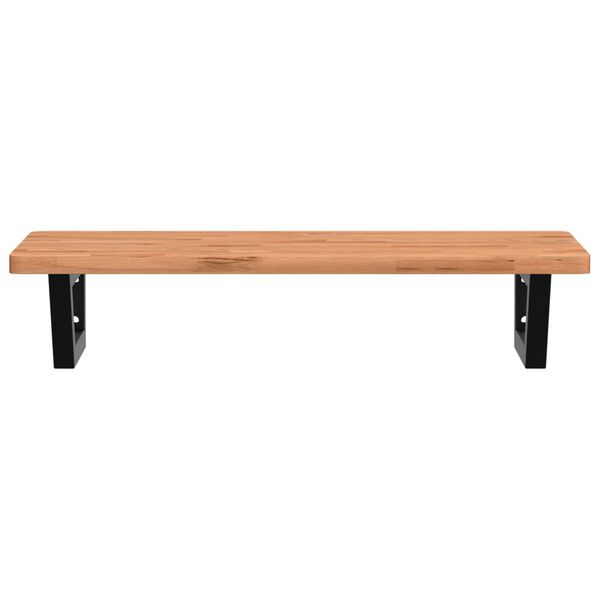 vidaXL Veggfest Handlaugarhilla St&aacute;l og Gegnheilt Beyki