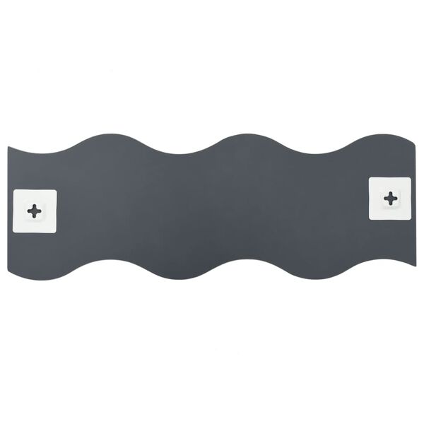 vidaXL Veggspeglar 4 stk. 60x18,5 cm Bylgjugler