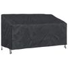 vidaXL Gar&eth;bekkjak&aacute;pa Svartur 175 x 85 x 65 / 94 cm 210D Oxford efni