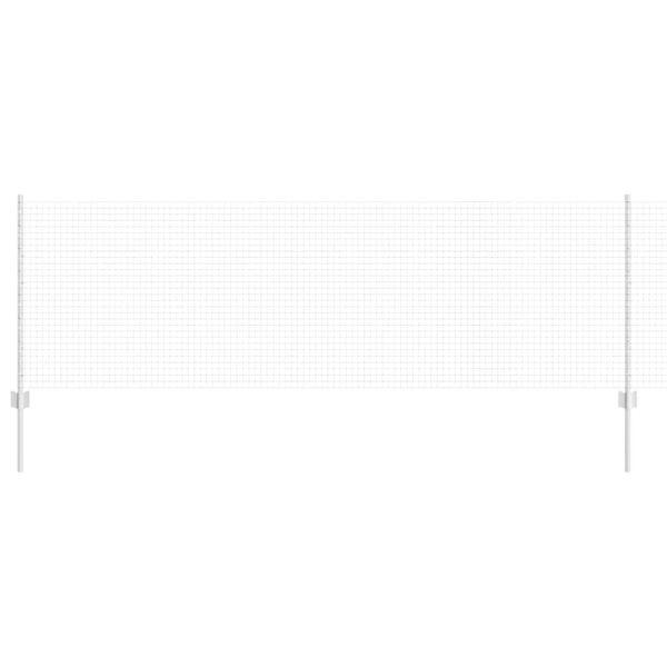 vidaXL Gir&eth;ing me&eth; p&oacute;st Silfur 0,8 x 10 m St&aacute;l