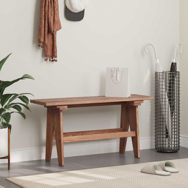 vidaXL Bekkur N&aacute;tt&uacute;rulegur 100 x 30 x 50 cm