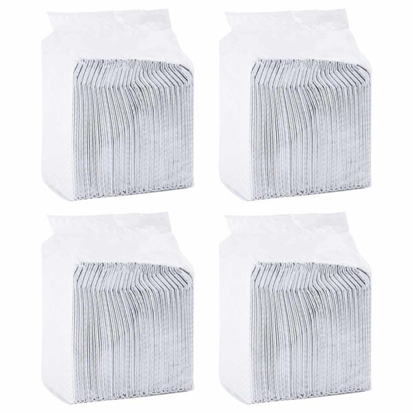 vidaXL Efnish&aacute;&eth; hundap&uacute;&eth;i 200 pcs Svartur og Hv&iacute;tt 120 x 80 cm