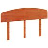 vidaXL H&ouml;f&eth;agafl Vaxbr&uacute;nn 120 cm Gegnheil Fura
