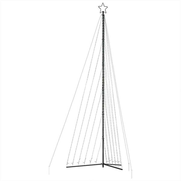 vidaXL LED J&oacute;latr&eacute; 789 LED Hl&yacute; Hv&iacute;t 476 cm