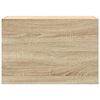 vidaXL Ba&eth;herbergi Veggsk&aacute;pur Sonoma Eik 60x25x40 cm Verkfr&aelig;&eth;ingur
