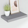 vidaXL Vegghengdar Hillur 2 stk. Gr&aacute;ar 40x23x3,8 cm MDF
