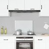 vidaXL Eldhúsveggplata Glær 70x50 cm Hert Gler
